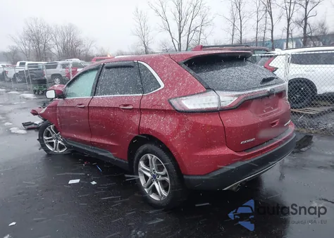 2016 Ford Edge Titanium from USA, damaged, VIN 2FMPK4K96GBB71500